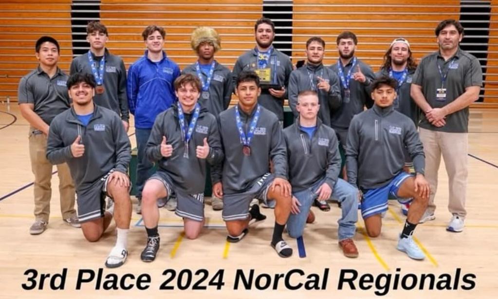 MJC Wrestling Earns 3rd Place at 3C2A NorCal Regional Tournament