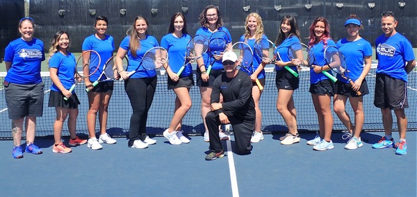 MJC Women's Tennis 2018 - Big 8 South Conference Champs!
