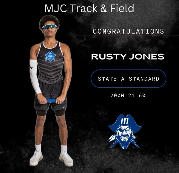Rusty Jones State A Standard Met in 200m